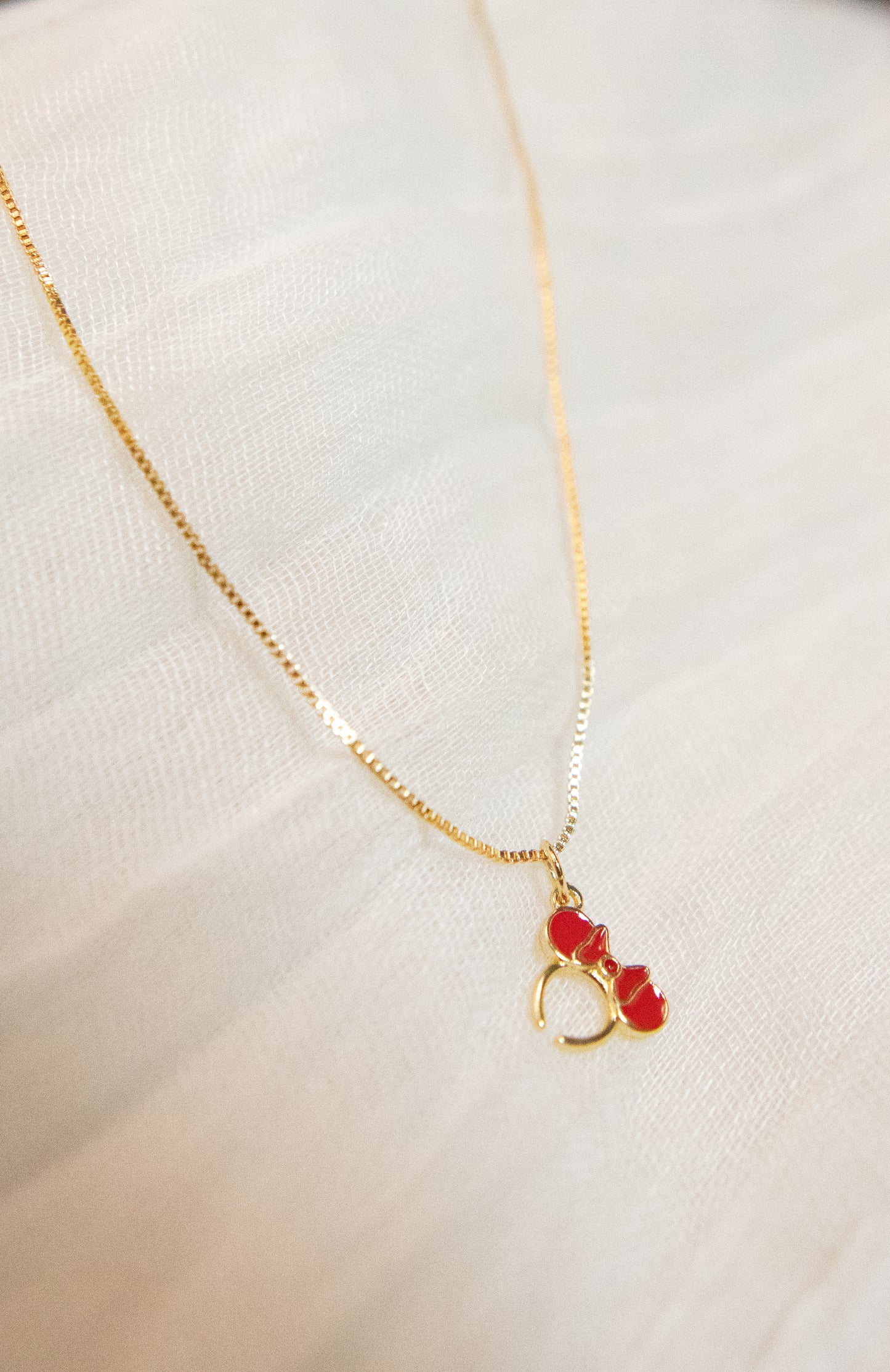 Minnie Ears Necklace