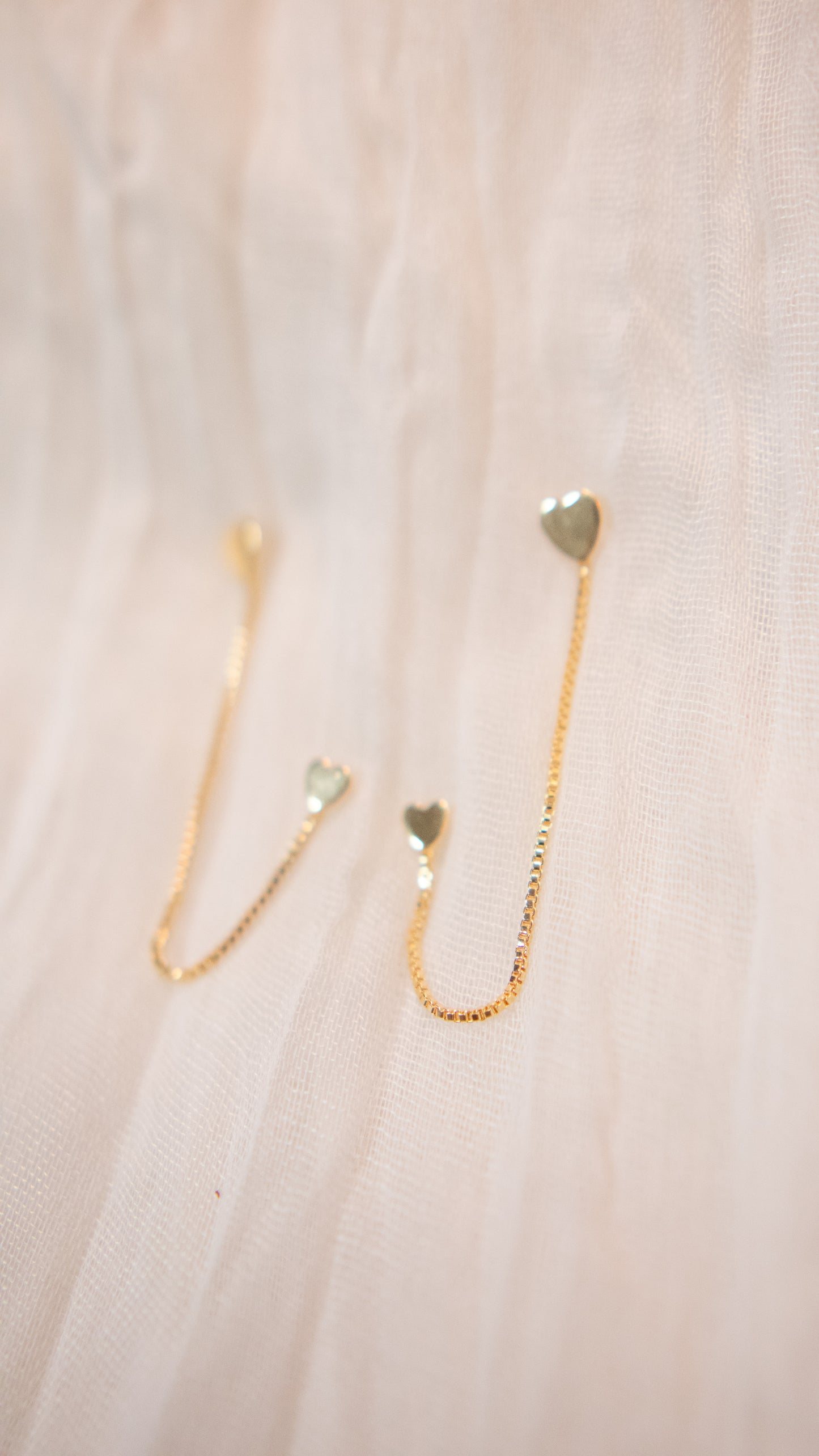 Double Heart Studs