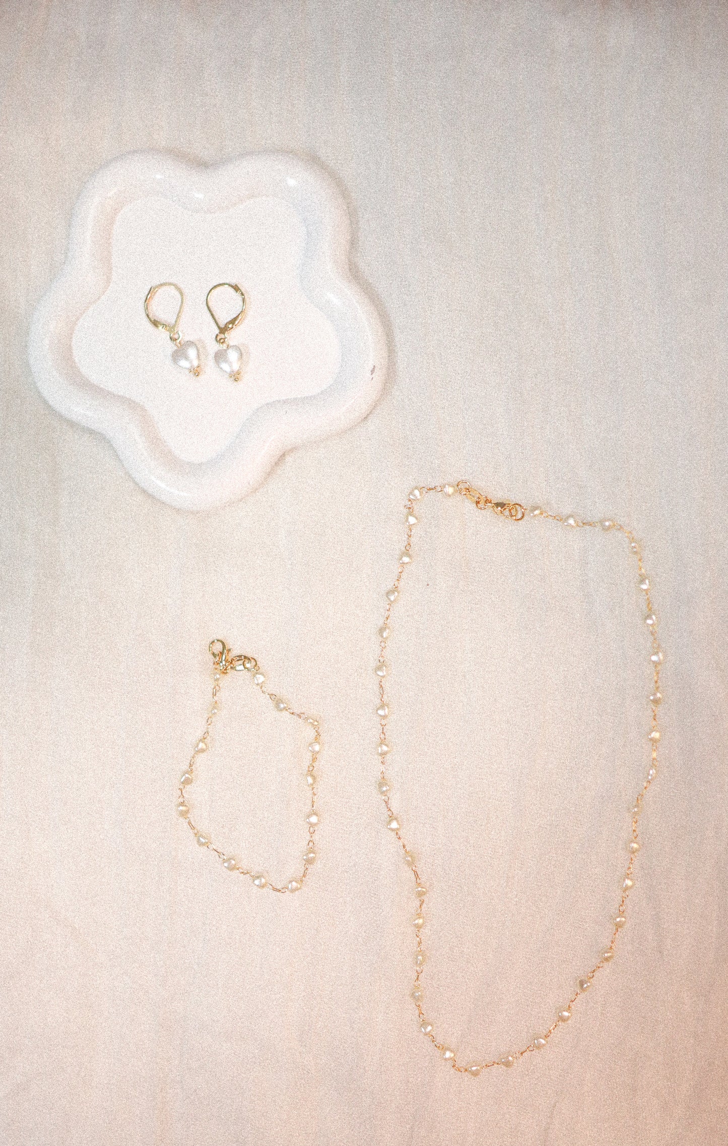 Delicate Heart Pearl Collection