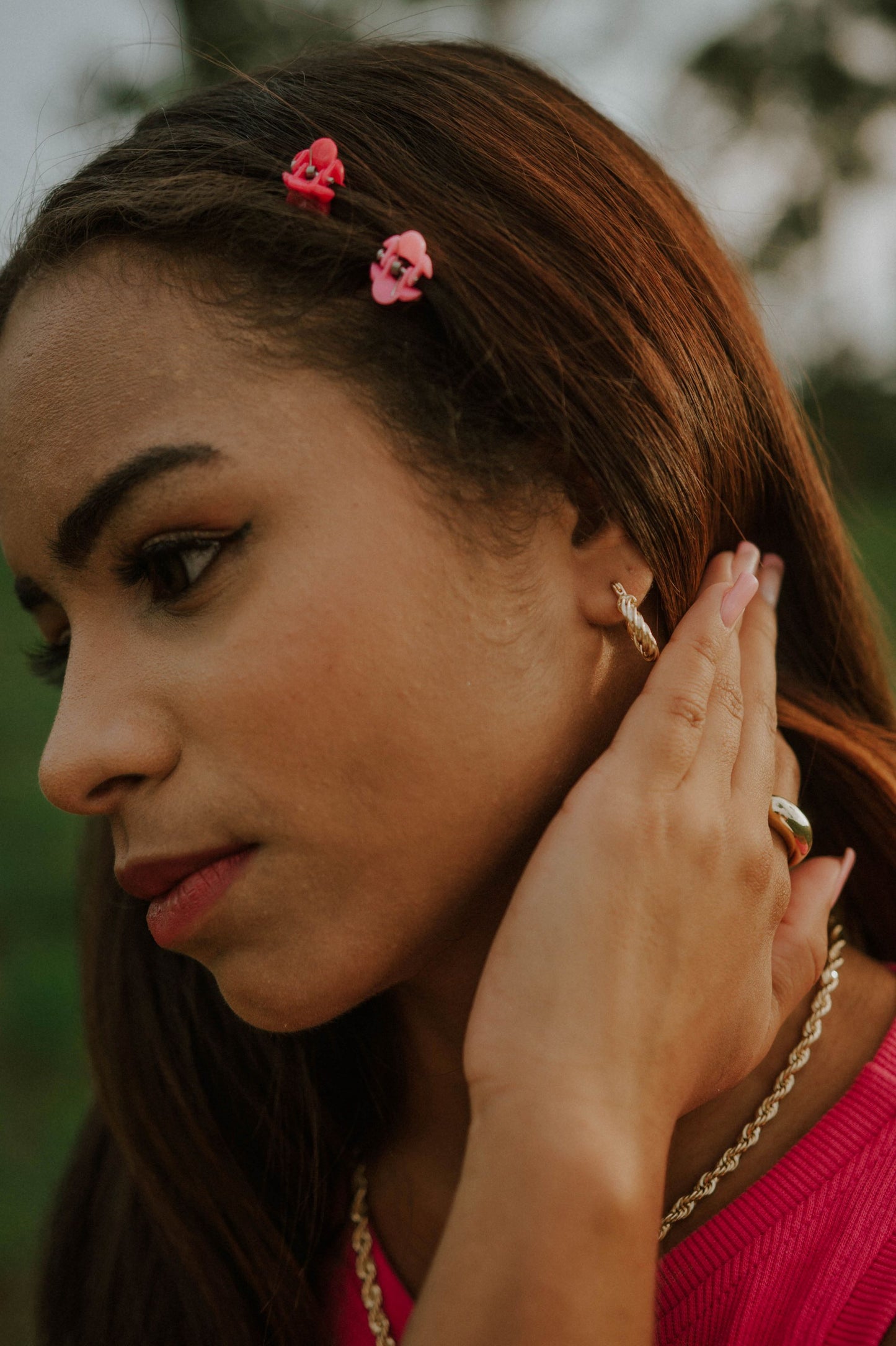 Twisted Hoop Earrings