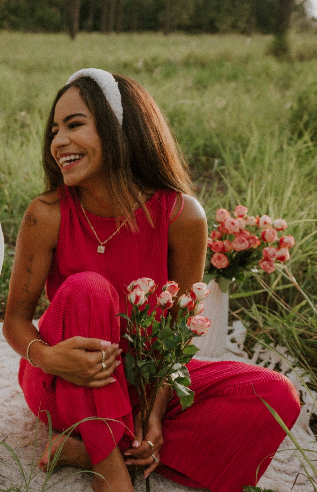 The Delicate Golden Rose Necklace
