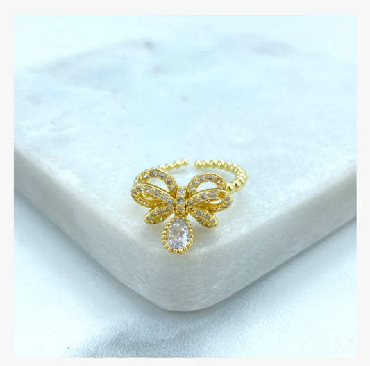 Bow Diamond Ring