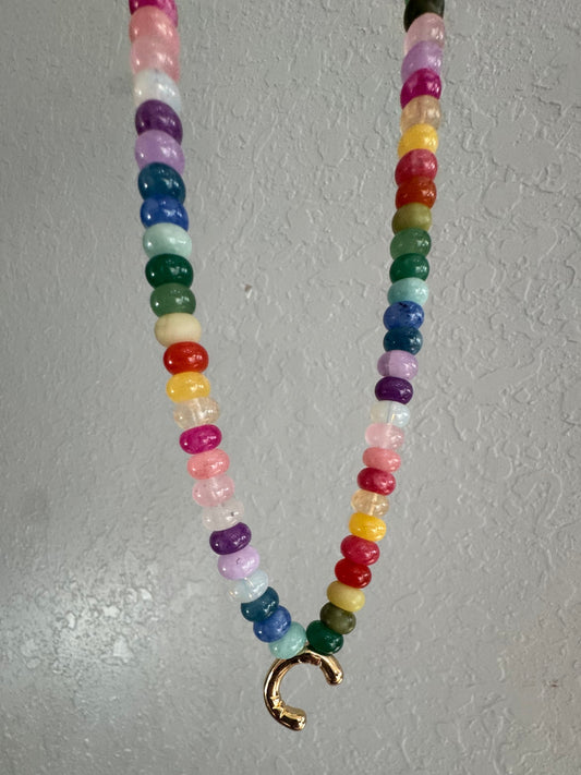 Colorful “Candy” Beaded Necklace